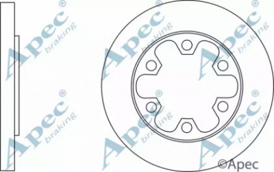 APEC BRAKING dsk3172 -  Тормозной диск